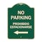 Signmission No Parking Prohibido Estacionarse Heavy-Gauge Aluminum Architectural Sign, 24" x 18", G-1824-23797 A-DES-G-1824-23797 - alternate 1